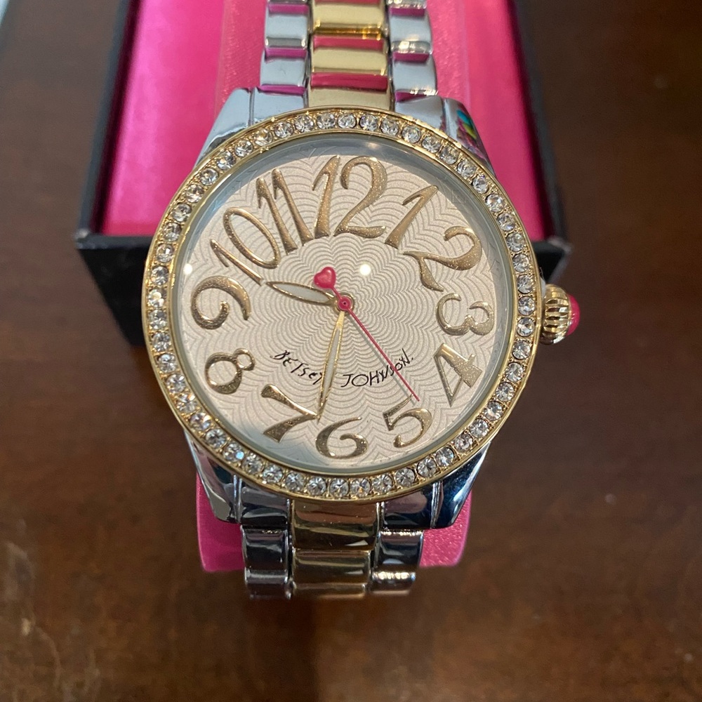 Brand new Betsy Johnson watch with tags